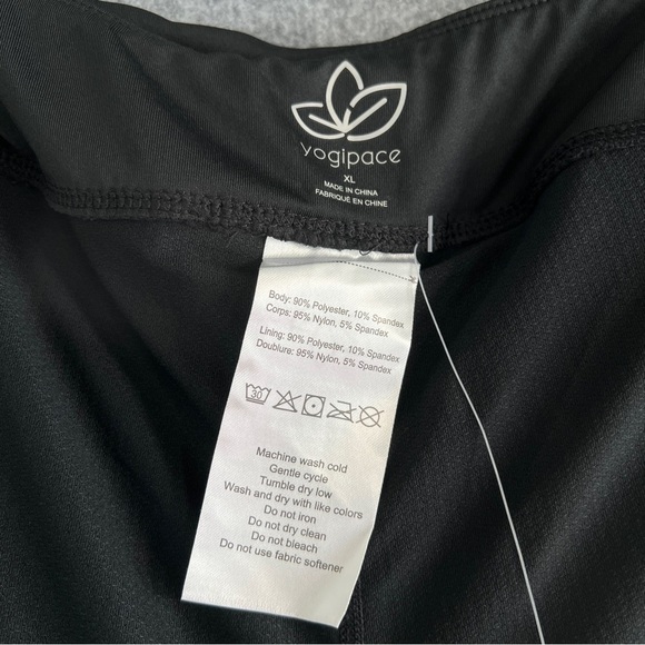 YOGIPACE Women's Modest Skirt Skort Black Size Extra Large XL - Picture 7 of 9